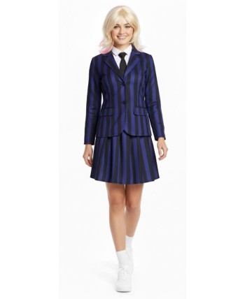 DISFRAZ DE ENID UNIFORME SINIESTRO PARA MUJER