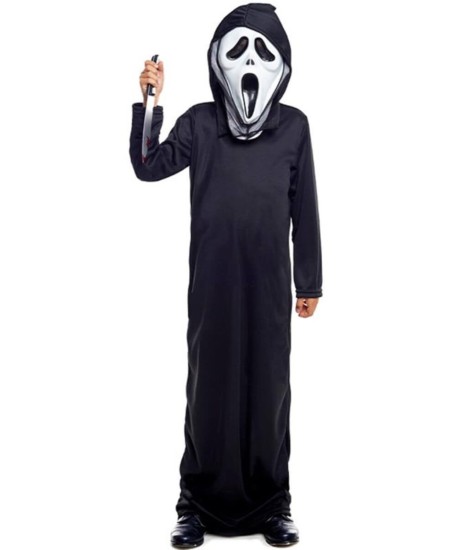 DISFRAZ DE ASESINO SCREAM PARA NIÑO