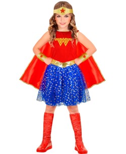 DISFRAZ DE SUPERHEROINA WONDER NIÑA 2