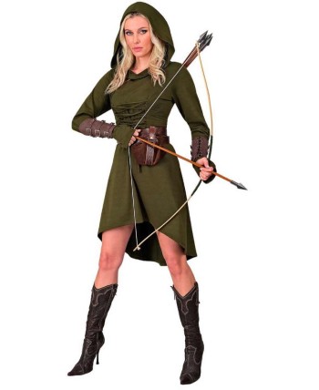 DISFRAZ DE ROBIN ARQUERA PARA MUJER