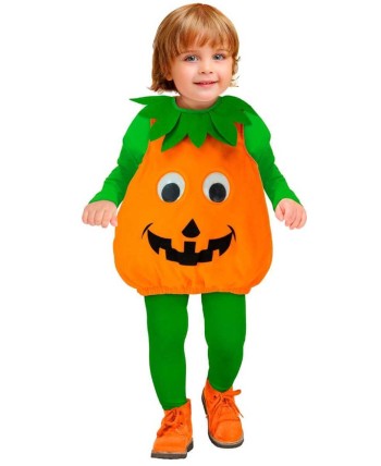 DISFRAZ DE CALABAZA PARA BEBE