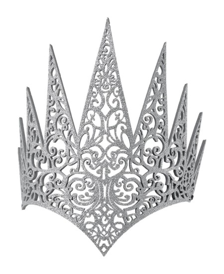 CORONA REINA PLATEADA