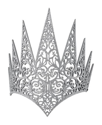CORONA REINA PLATEADA