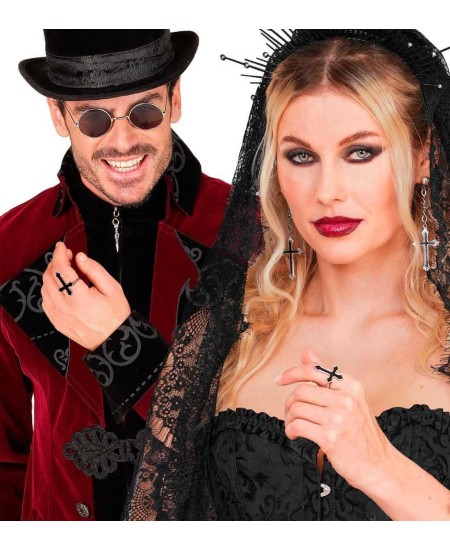 ANILLO CRUZ PLATEADA