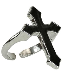 ANILLO CRUZ PLATEADA 2