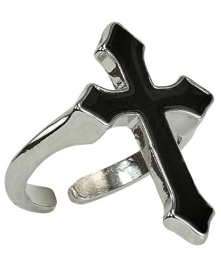 ANILLO CRUZ PLATEADA