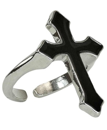 ANILLO CRUZ PLATEADA