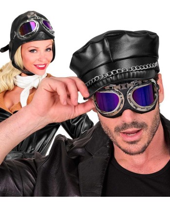 GAFAS DE AVIADOR CRISTAL MORADO