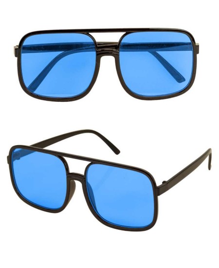 GAFAS AÑOS 90 CRISTAL AZUL