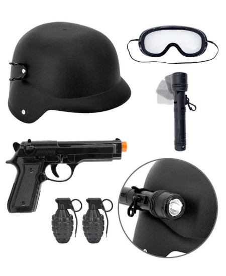 SET COMPLEMENTOS POLICIA PARA NIÑOS