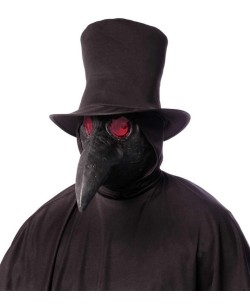 CARETA PESTE OJOS ROJOS