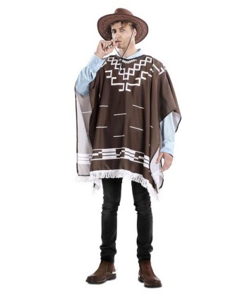 DISFRAZ DE PONCHO DE VAQUERO