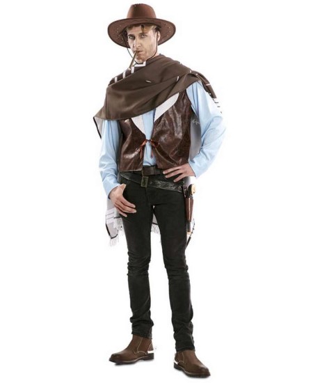 DISFRAZ DE PONCHO DE VAQUERO