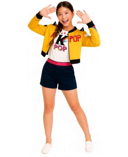 DISFRAZ DE K-POP GUERRERA RUMI PARA NIÑA