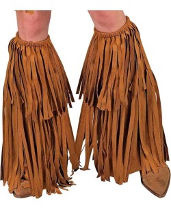 CUBREZAPATOS FLECOS MARRONES