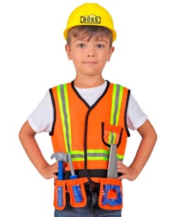 CHALECO CONSTRUCTOR CON HERRAMIENTAS INFANTIL