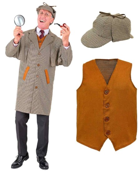 DISFRAZ DE DETECTIVE PARA ADULTO