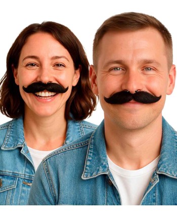 BIGOTE NEGRO MOLDEABLE