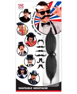 BIGOTE NEGRO MOLDEABLE 2