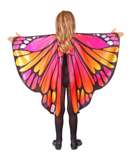 ALAS DE MARIPOSA ROSA Y OCRE INFANTILES