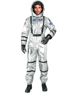 DISFRAZ DE ASTRONAUTA PLATA PARA HOMBRE