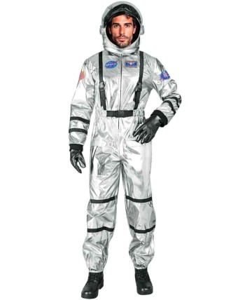 DISFRAZ DE ASTRONAUTA PLATA PARA HOMBRE