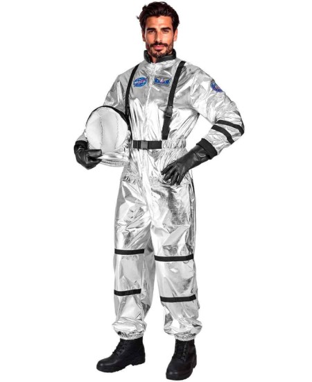 DISFRAZ DE ASTRONAUTA PLATA HOMBRE