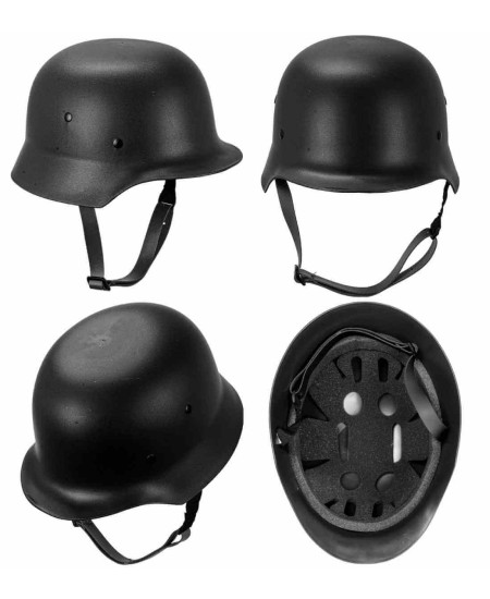 CASCO MILITAR NEGRO