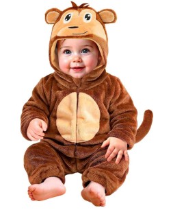 DISFRAZ DE MONITO BUZO PARA BEBE