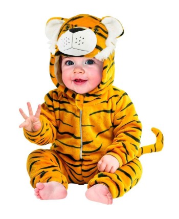 DISFRAZ DE TIGRE AMARILLO BEBE
