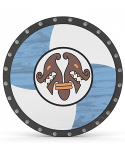 ESCUDO VIKINGO REDONDO GOMA EVA