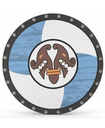 ESCUDO VIKINGO REDONDO GOMA EVA