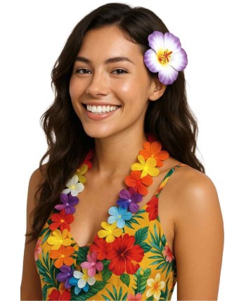 FLORES HAWAIANAS 3 UNIDADES