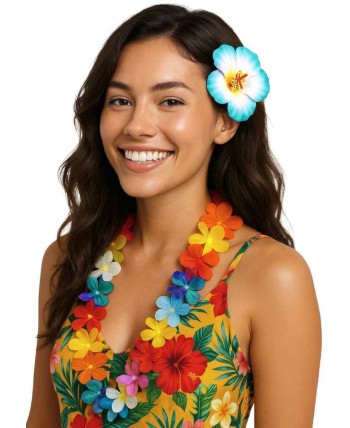 FLORES HAWAIANAS 3 UNIDADES