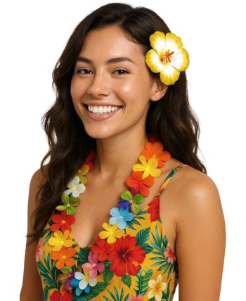 FLORES HAWAIANAS 3 UNIDADES