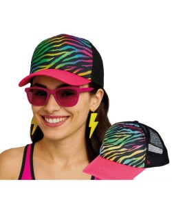 VISERA AÑOS 80 CEBRA COLORES 2