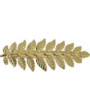 PINZA PARA EL PELO HOJA DE LAUREL DORADA