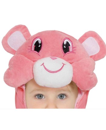 DISFRAZ DE OSO AMOROSO BEBE ROSA