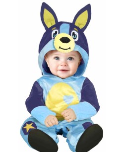 DISFRAZ DE PERRO AZUL BEBE