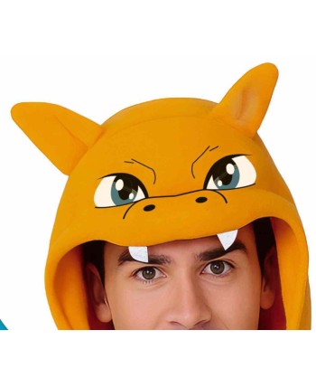 DISFRAZ DE DRAGON NARANJA ADULTO