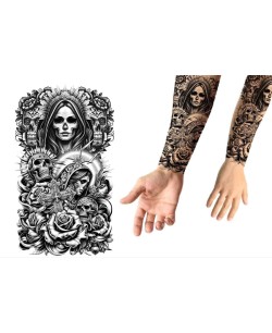 TATUAJE BRAZO CATRINA