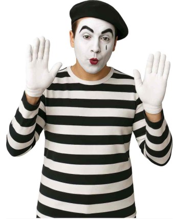 CAMISETA RAYAS BLANCAS Y NEGRA HOMBRE