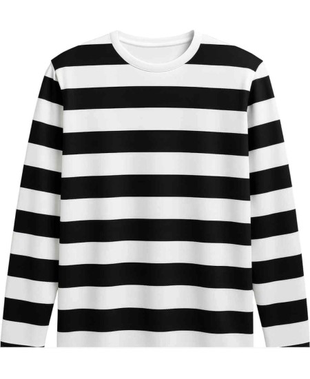 CAMISETA RAYAS BLANCAS Y NEGRA INFANTIL