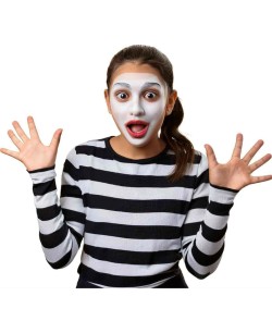 CAMISETA RAYAS BLANCAS Y NEGRA INFANTIL