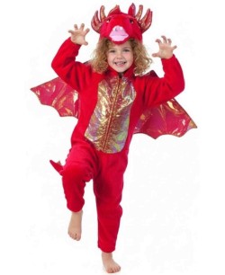 DISFRAZ DE DRAGON CON CABEZA INFANTIL