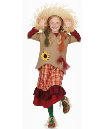 DISFRAZ DE ESPANTAPAJAROS NIÑA