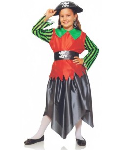 Disfraz de piratesa niña