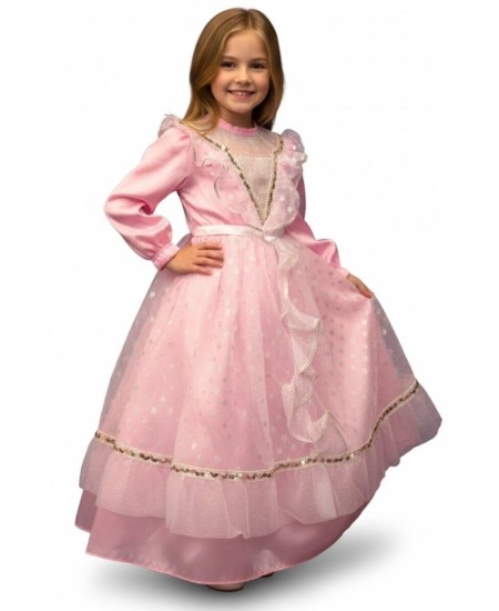DISFRAZ DE PRINCESA DE PLATA PARA NIÑA