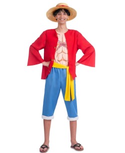 DISFRAZ DE LUFFY ONE PIECE PARA HOMBRE