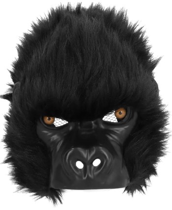 CARETA GORILA PELUCHE CON GOMA